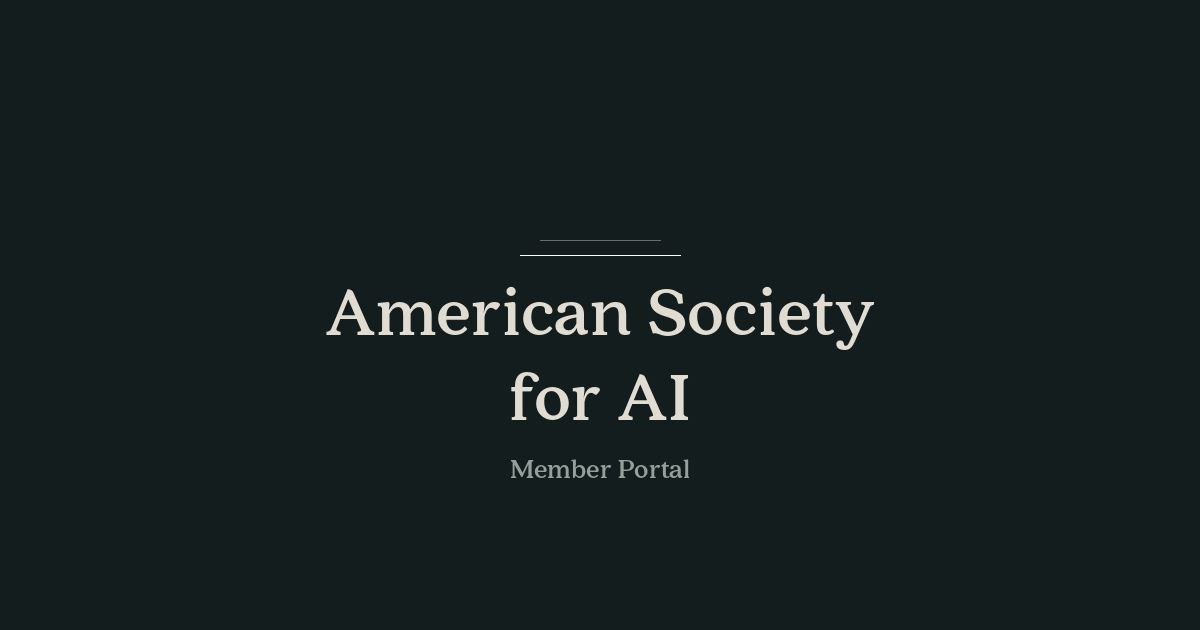 American Society for Ai logo